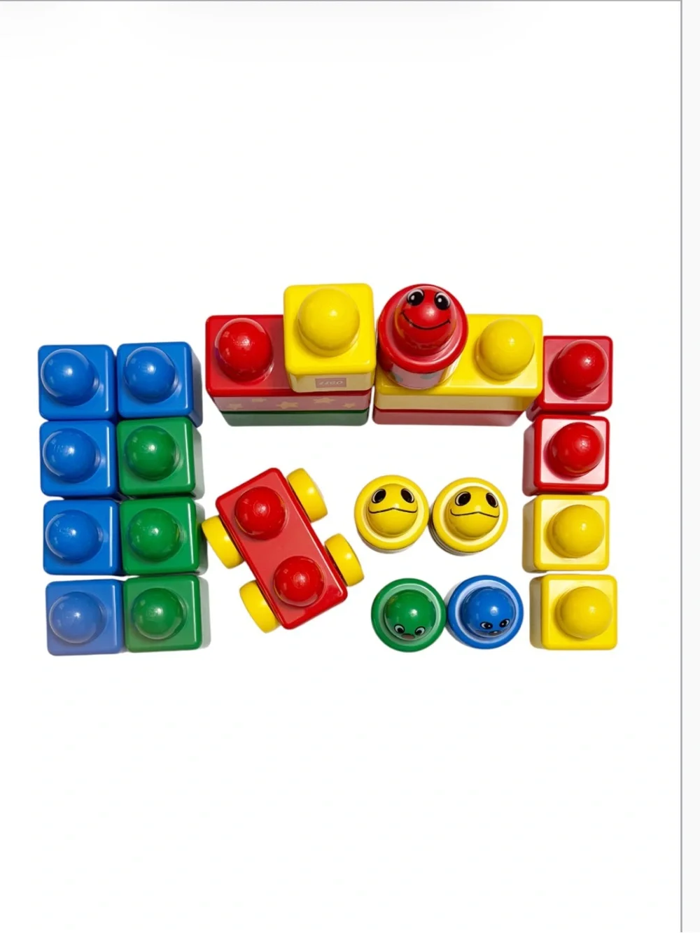 LEGO | Vintage DUPLO PRIMO Blocks, Animal Rattles, Car Toddler Building Set
